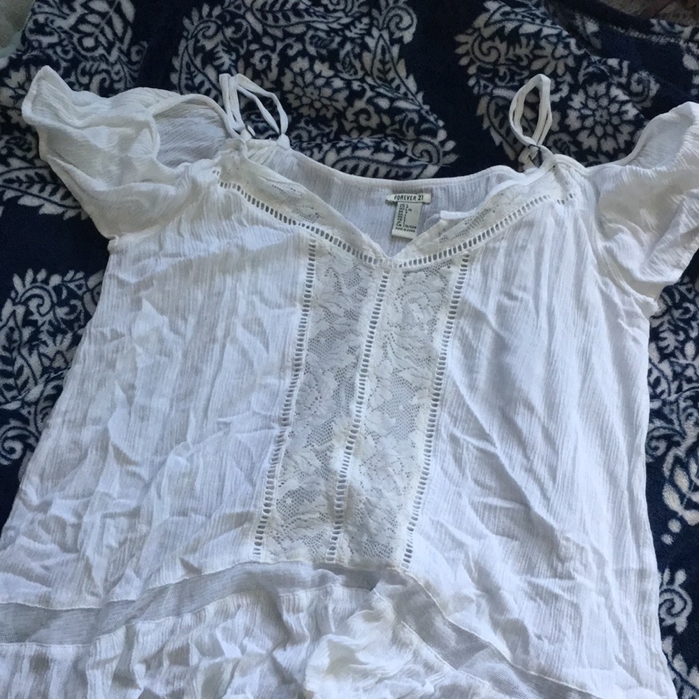 Forever 21 white top